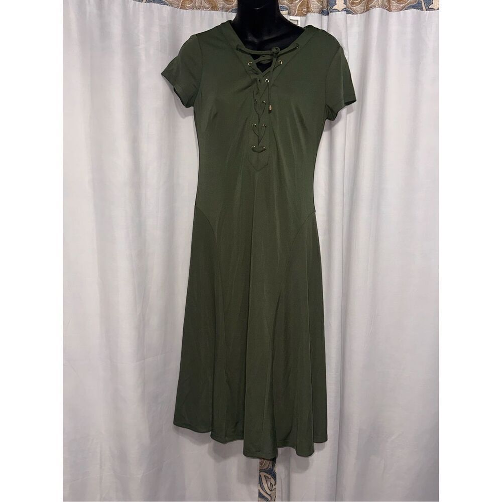 NEW WITH TAGS Ralph Lauren Black Label Dress Color Dark Olive Size 0 retails $16